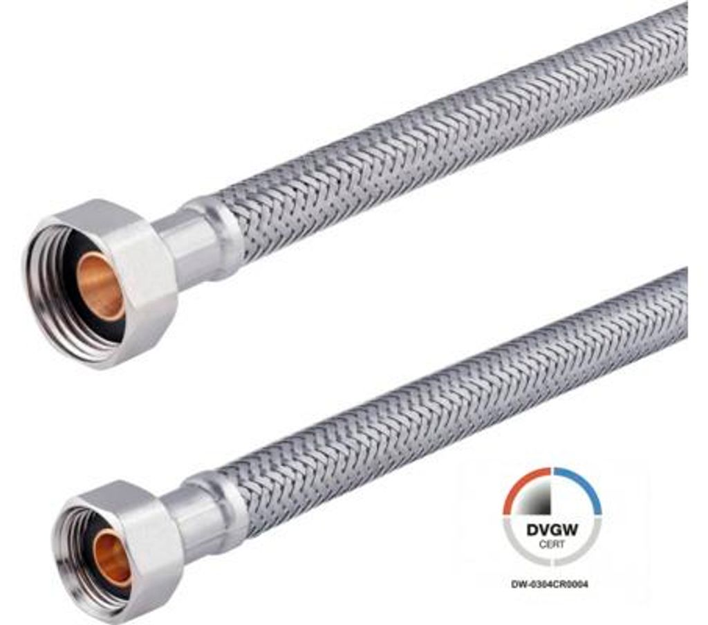 veporit Flexschlauch 1/2 IG x 3/8" IG x 1000 mm DVGW "