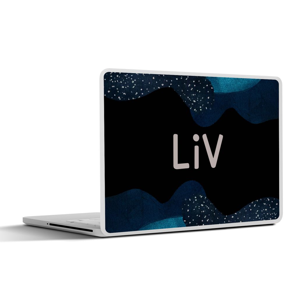 MuchoWow Laptop Aufkleber Sticker Cover Liv - Pastell - Mädchen 40x30 cm - Laptop Dekoration - Selbstklebend
