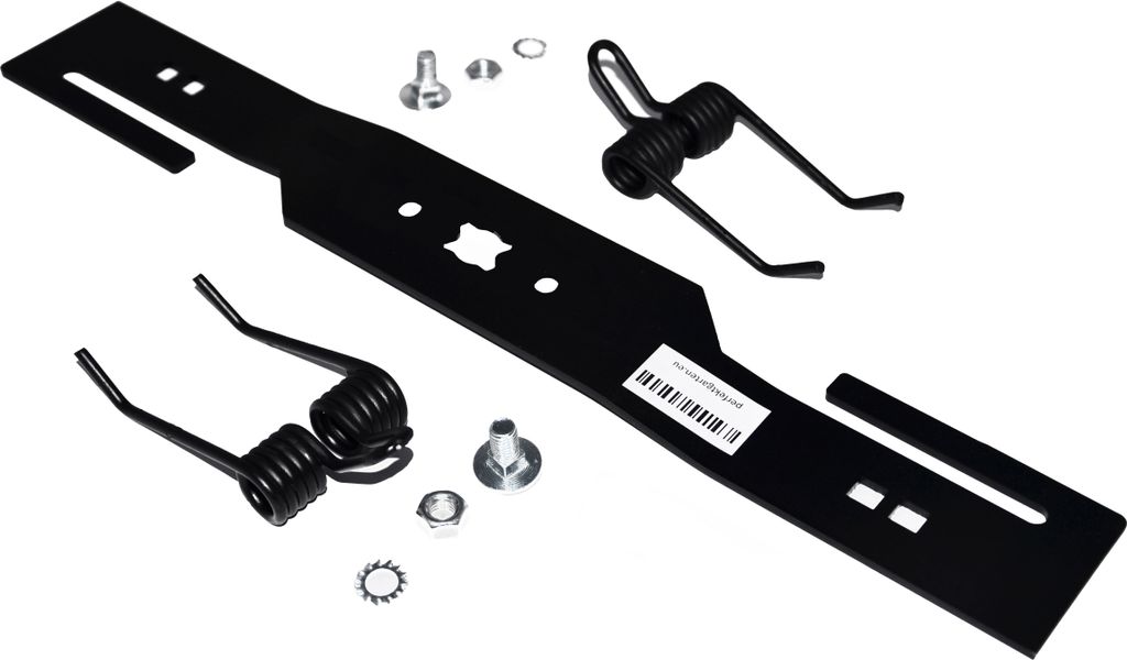 Couteau de verticoupe pour tondeuse à gazon avec trou plat Image du produit 