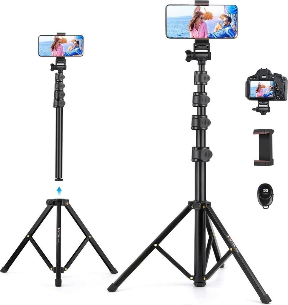 Victiv Handy Stativ Ständer 172cm Smartphone Tripod Produktbild 