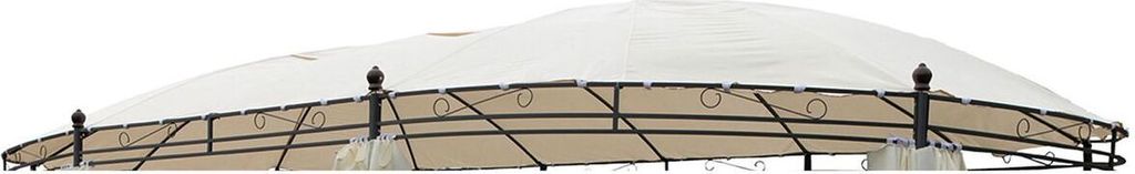 Ersatzdach für LEX Pavillon oval Polyester 5,3 x 3,5 m wasserabweisend