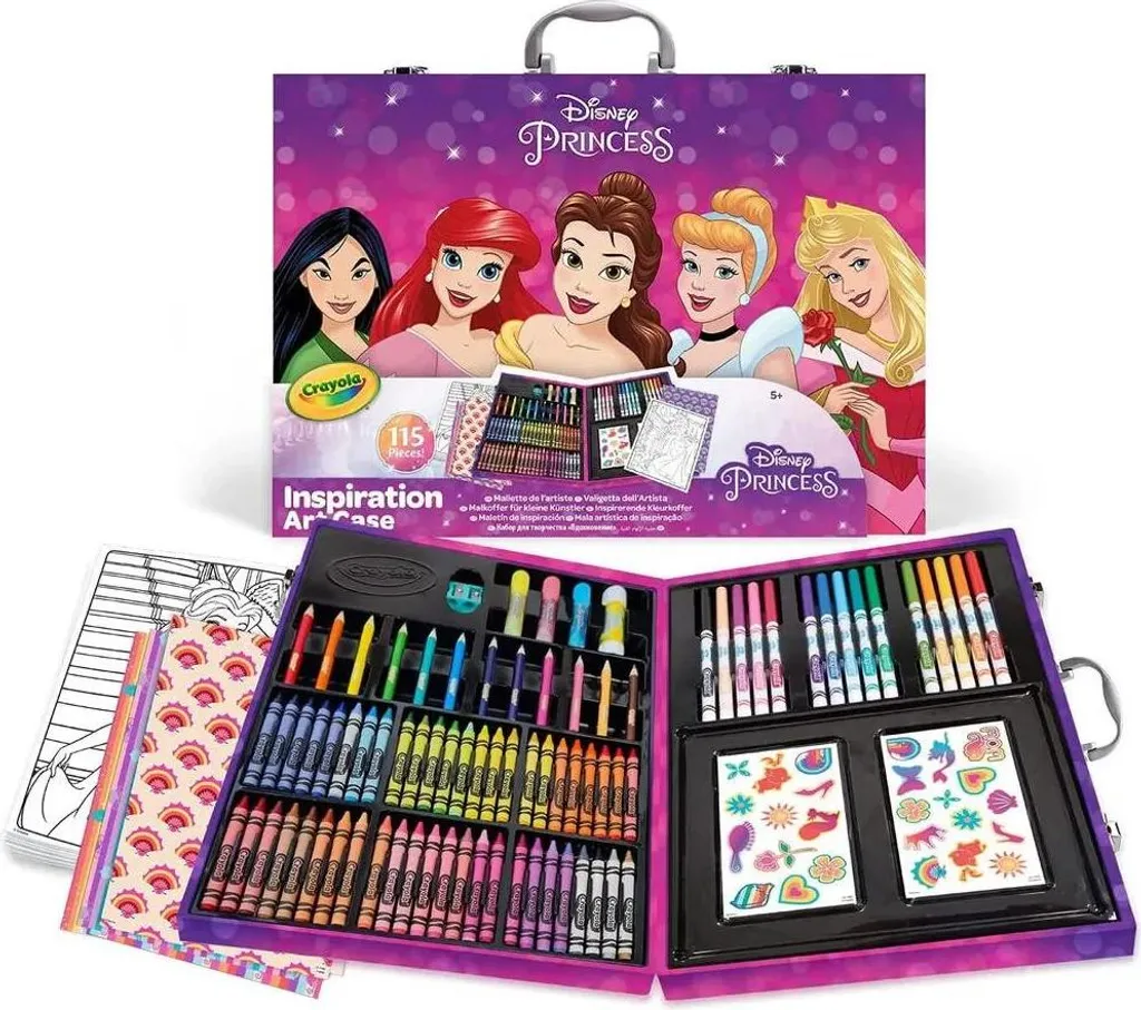 Kit de coloriage complet Disney Princesse Crayola Mallette de dessin