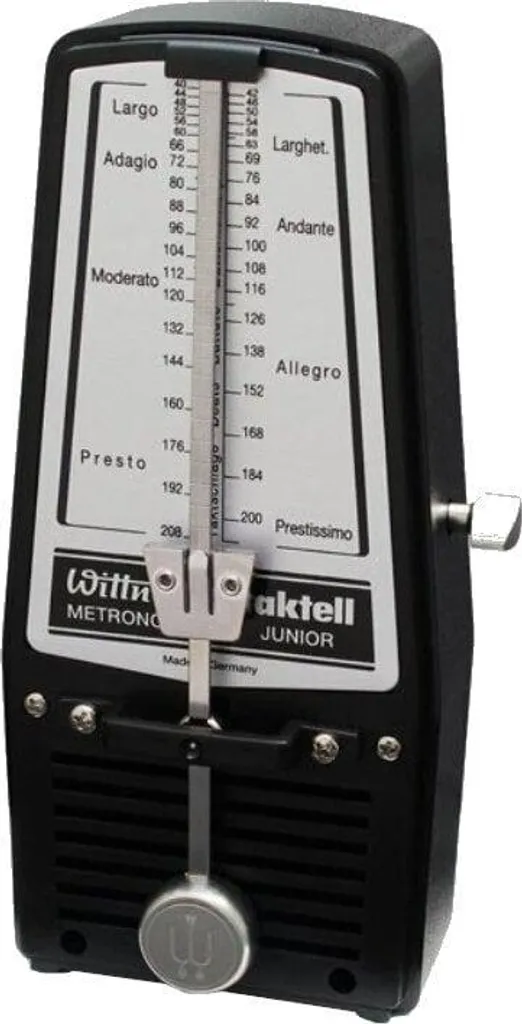 Wittner 826 Taktell Junior noir métronome compact sans pile fiable