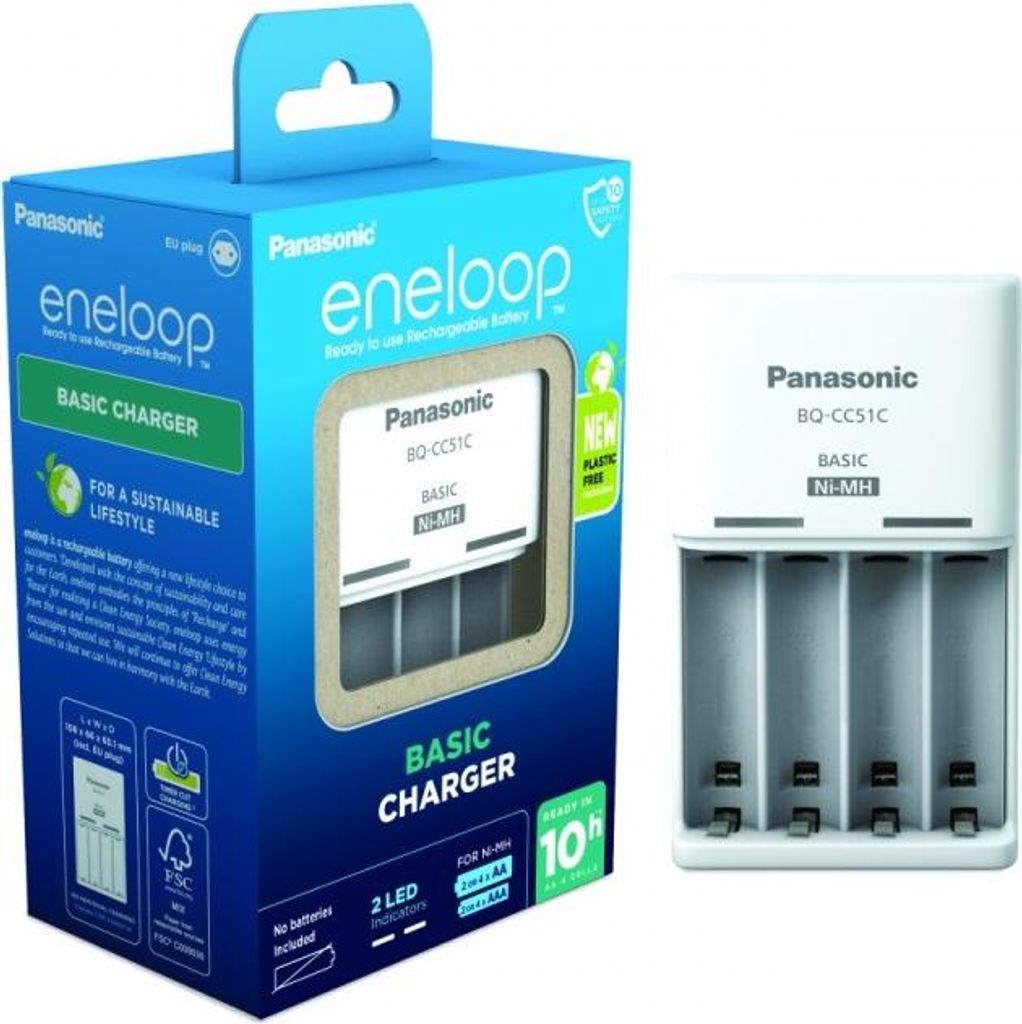 Panasonic BQ-CC17, AA, AAA, 4 Stück(e), Akkus/Batterien Produktbild 