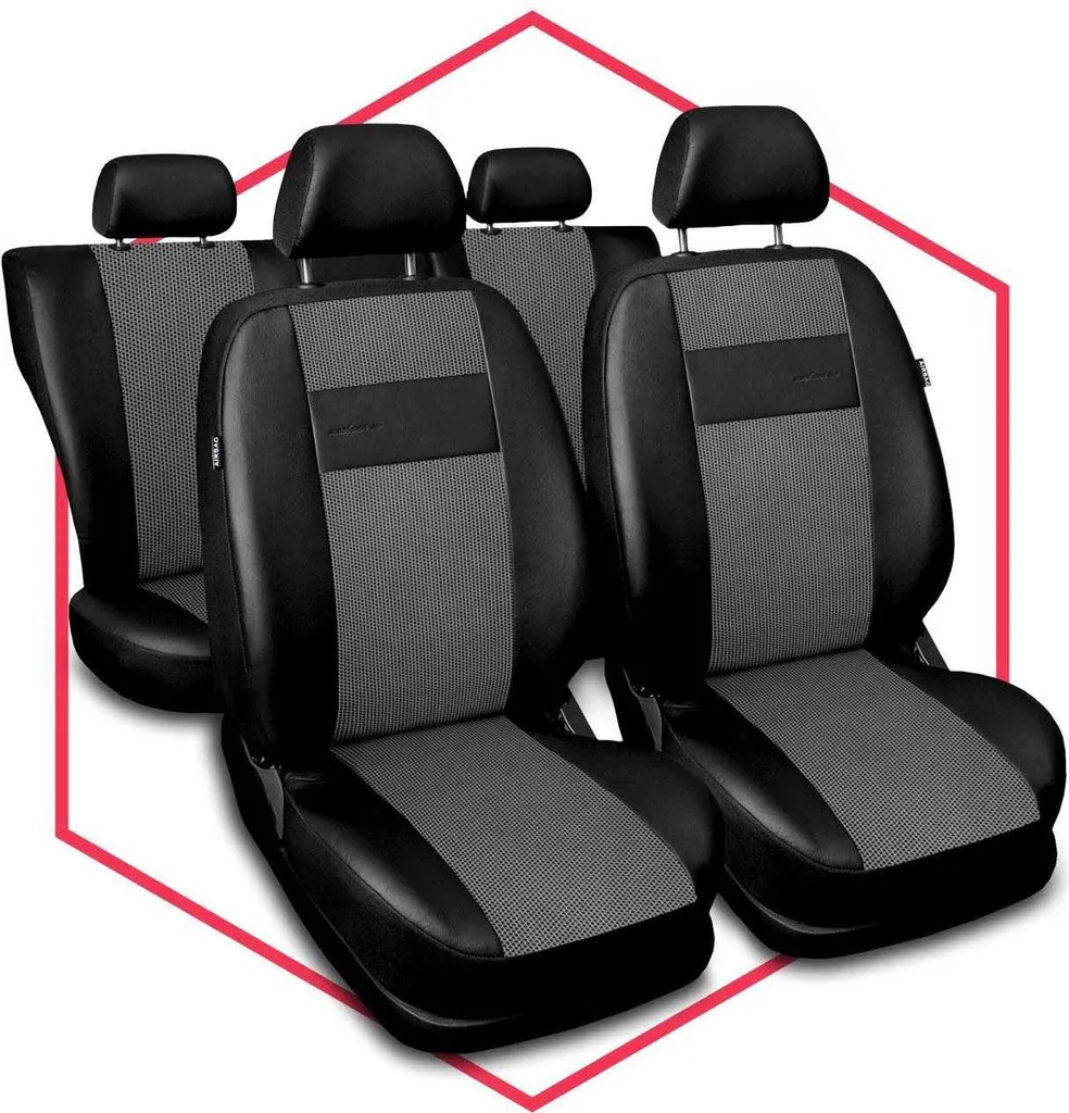 Set Coprisedili Auto Grigio Universale per Chrysler PT Cruiser - Offerta - 9
