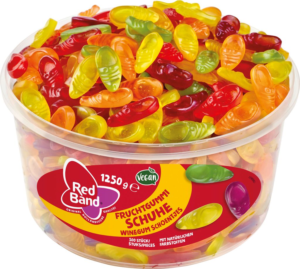 Red Band ovocné žuvačky s ovocnou príchuťou 5 druhov 1250g Obrázok produktu 
