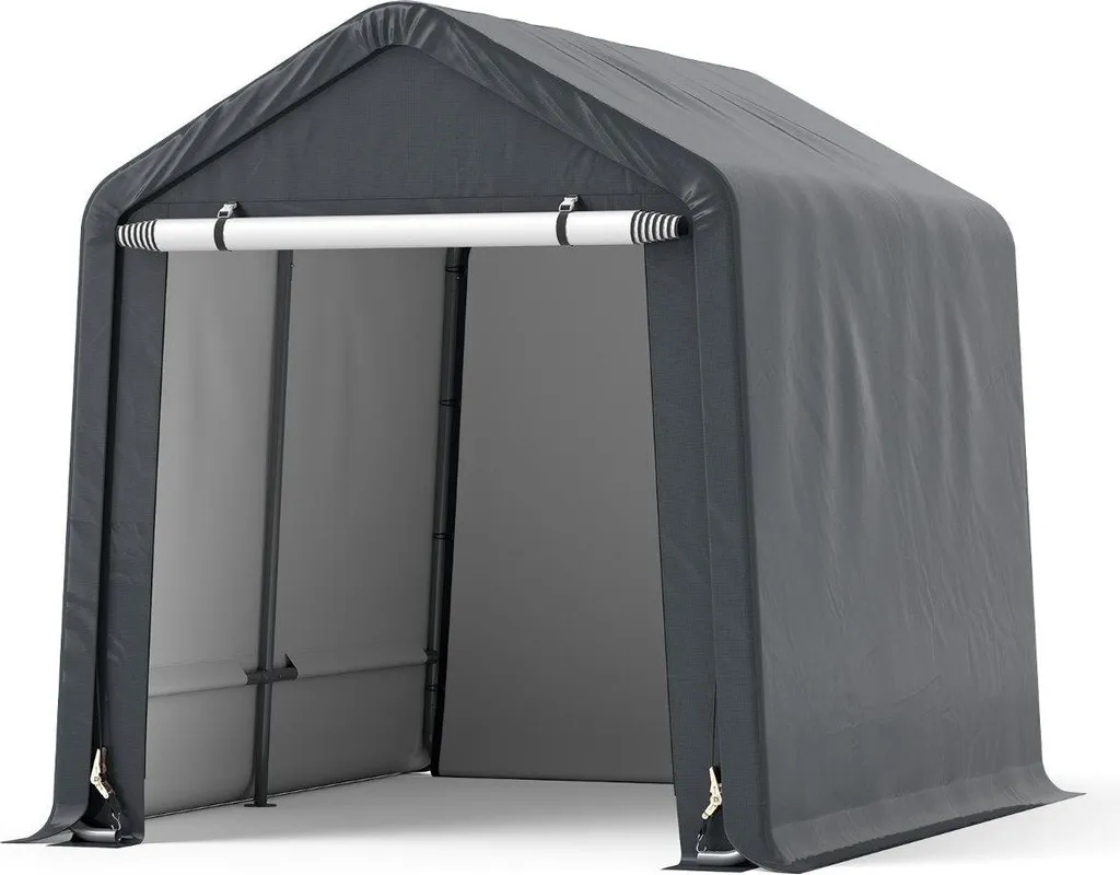 Tente de garage 195x240x214 cm pour rangement de vélos et outils