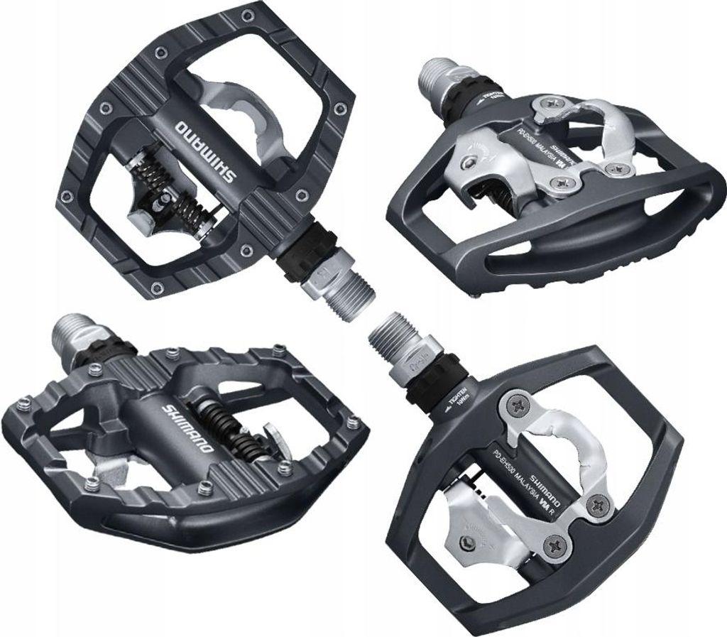 Pedał rowerowy Shimano EPDEH500 szary 1 szt Zdjęcie produktu 
