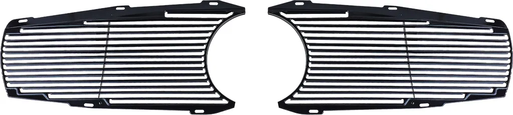 Grille Calandre Mercedes SL Métal Haute Qualité 1138800385 1138800485 Argent