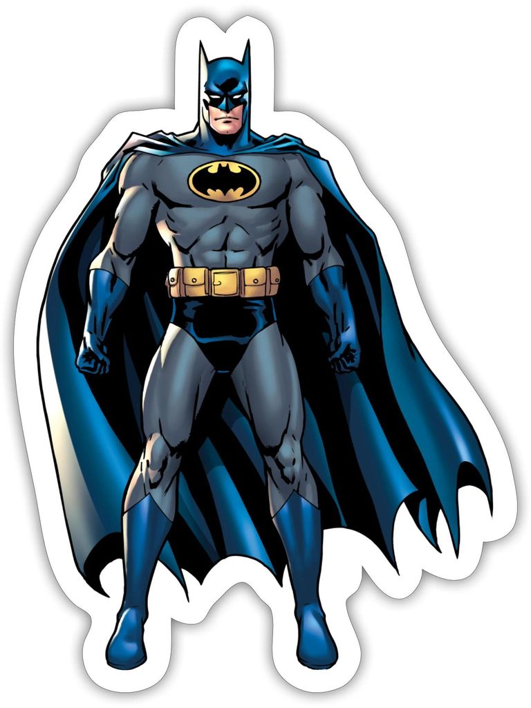 Spreadshirt DC Comics Batman Pose Klassisch Sticker Produktbild 