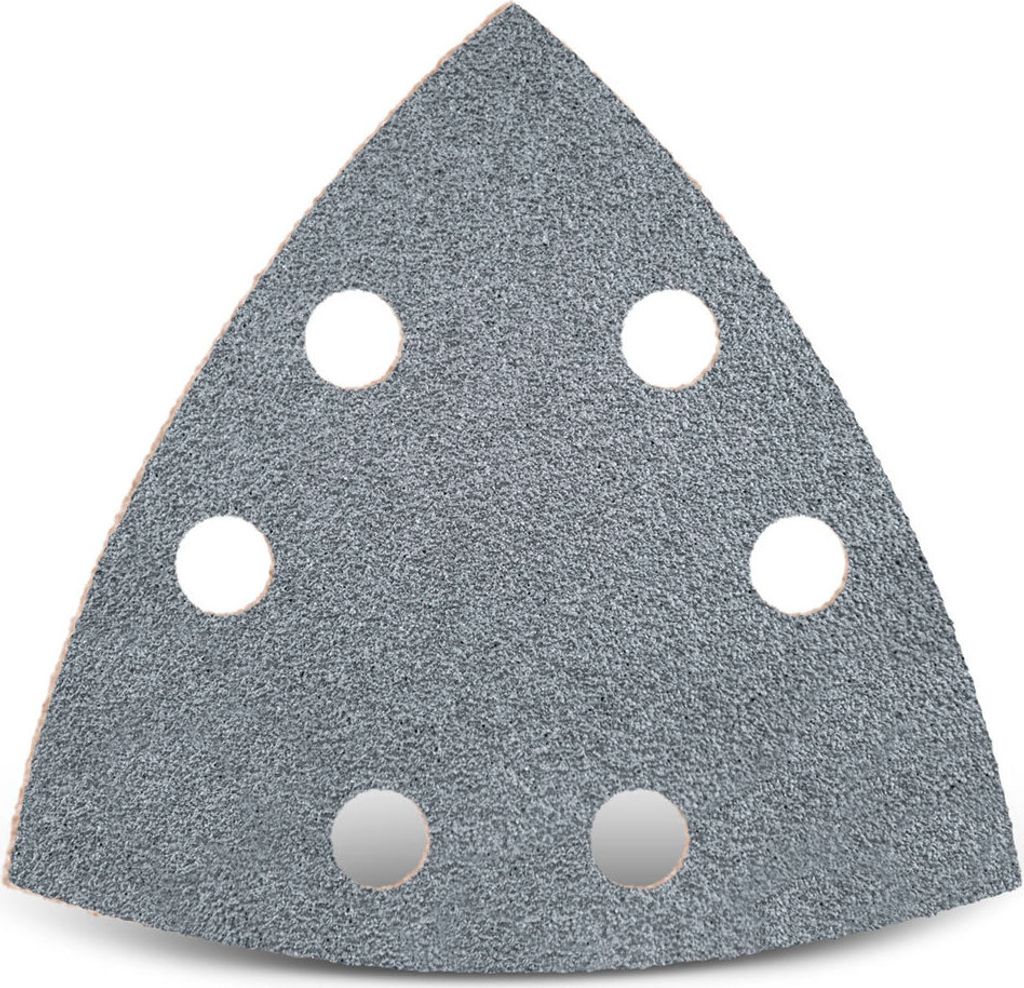 MENZER Platinum Klett-Schleifblätter, 93 mm, 6-Loch, f. Deltaschleifer, Halbedelkorund (50 Stk.) K400