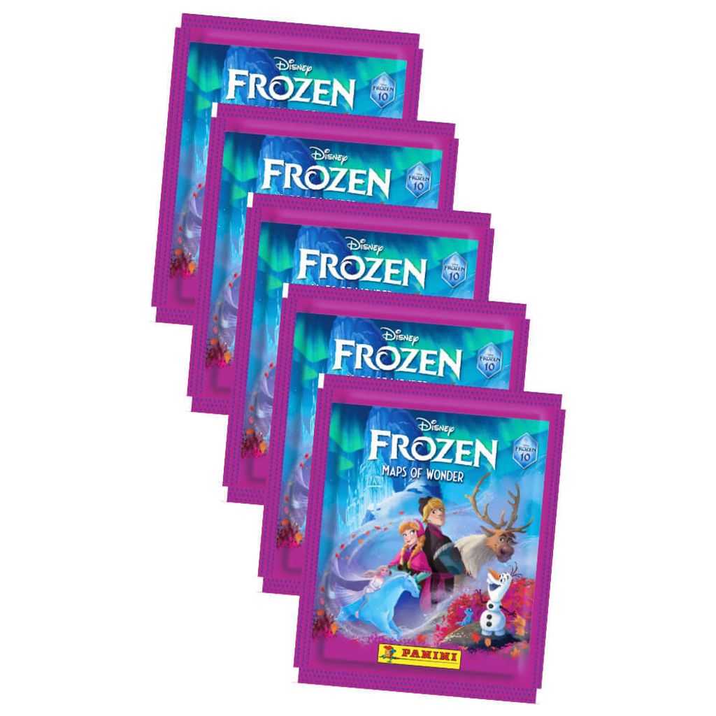 Panini Die Eiskönigin Sticker - Frozen Reise voller Wunder - 5 Tüten Sammelsticker
