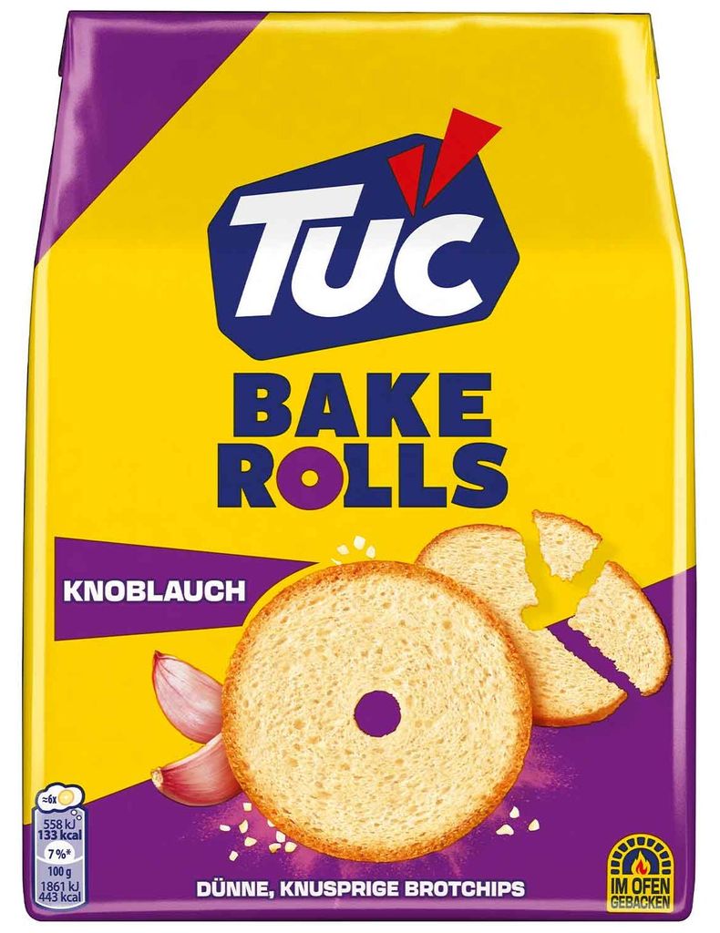 TUC 5664844005 TUC BAKE ROLLS KNOBLAUCH 150,0 g Zdjęcie produktu 