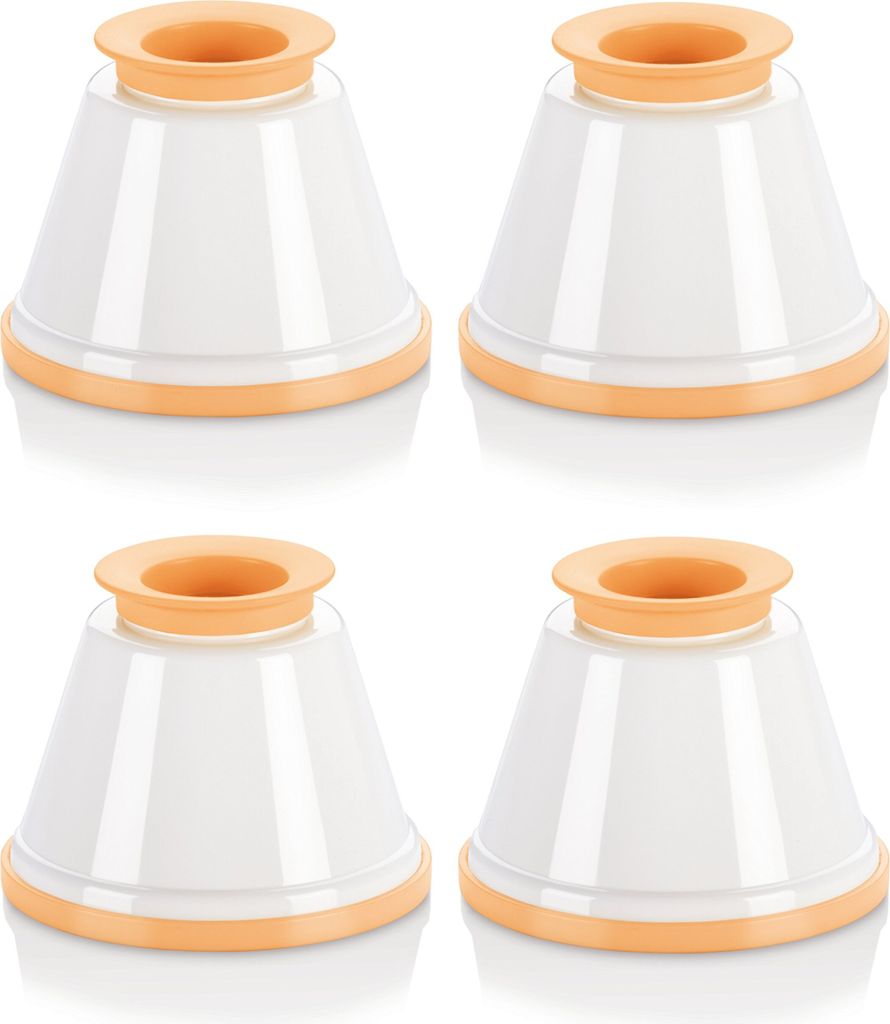 Panna-Cotta Förmchen mit Deckel, 4er Set Produktbild 