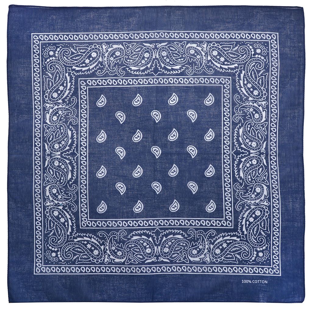 Bandana Paisley Dunkelblau Produktbild 2