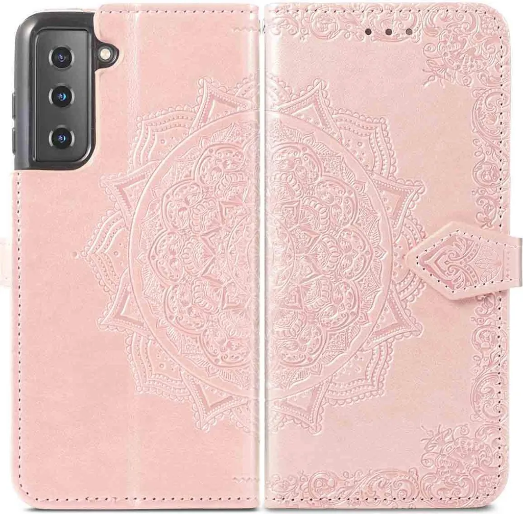 Custodia imoshion Mandala Samsung S22 Oro Rosa - Protezione Wallet