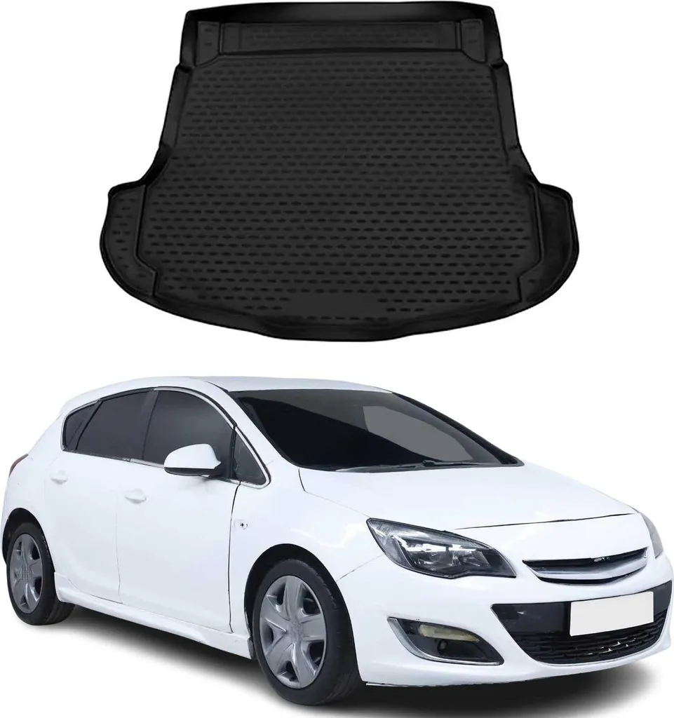 Vasca Bagagliaio Opel Astra J Hatchback 2009-15 | Design TPE Nero