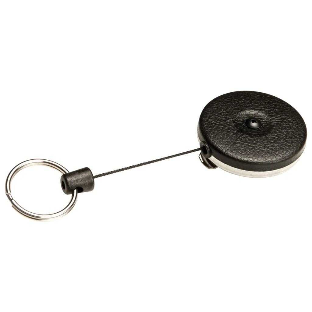 Rieffel KB 485 BLACK Enrouleur robuste 120cm pour clés et badges pro