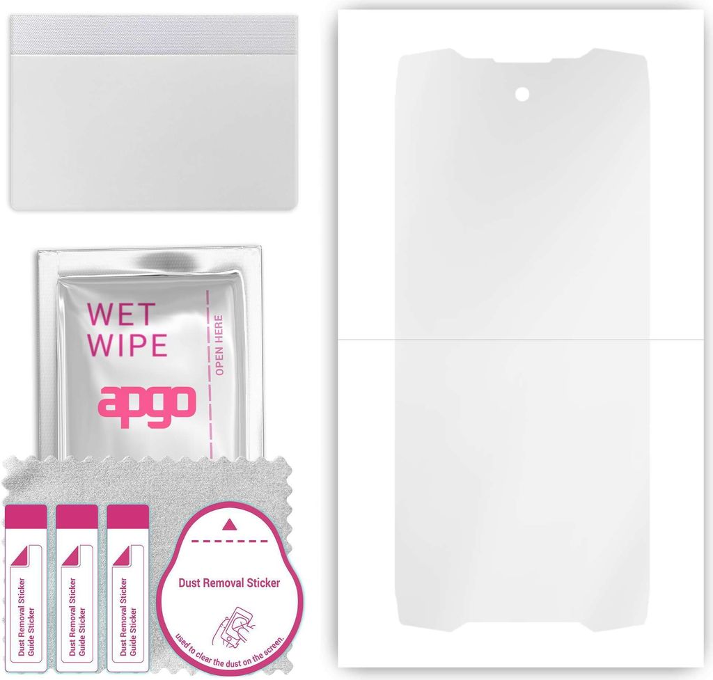 apgo Hydrogel Schutzfolie, Klar, kompatibel mit Blackview BV9300, flexibele Displayschutzfolie, Folie mit Positionierhilfe, kratzfest, einfache Mon...