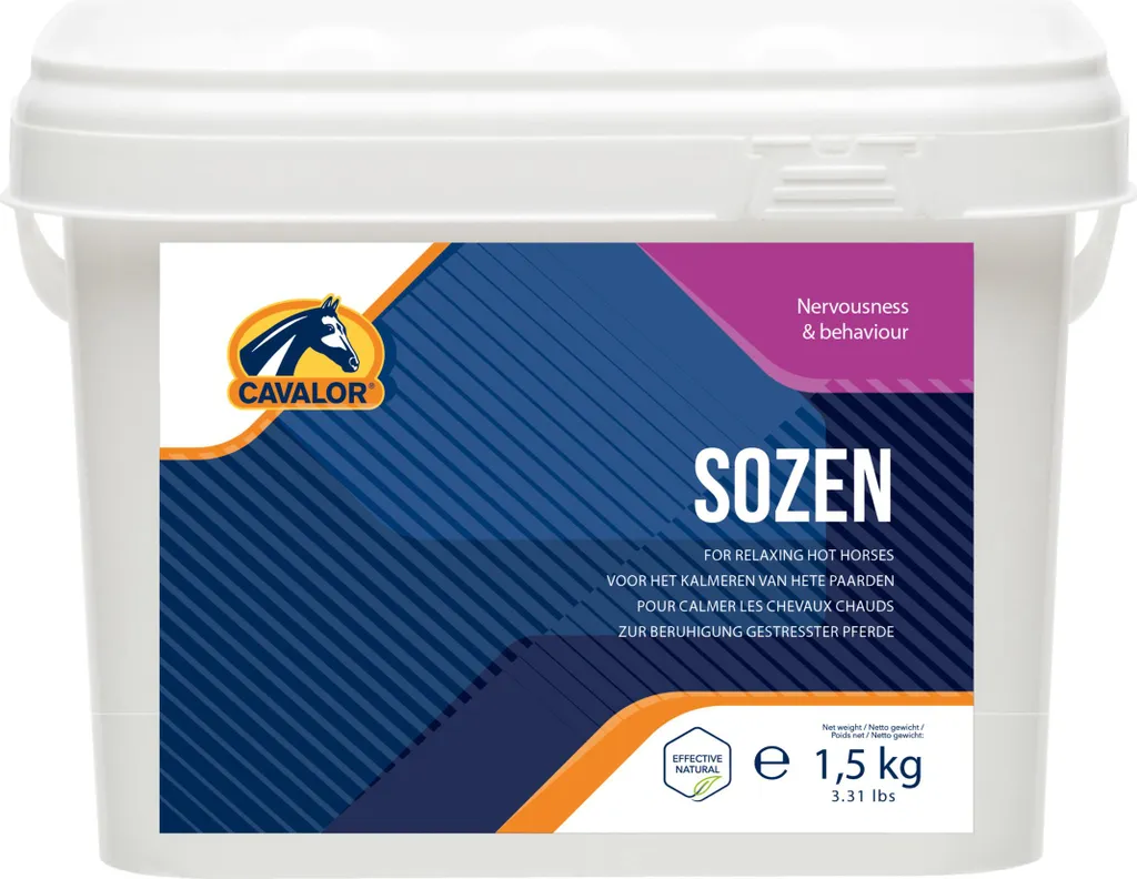 Cavalor SoZen 1,5 kg formule apaisante anti-stress à base de plantes bio
