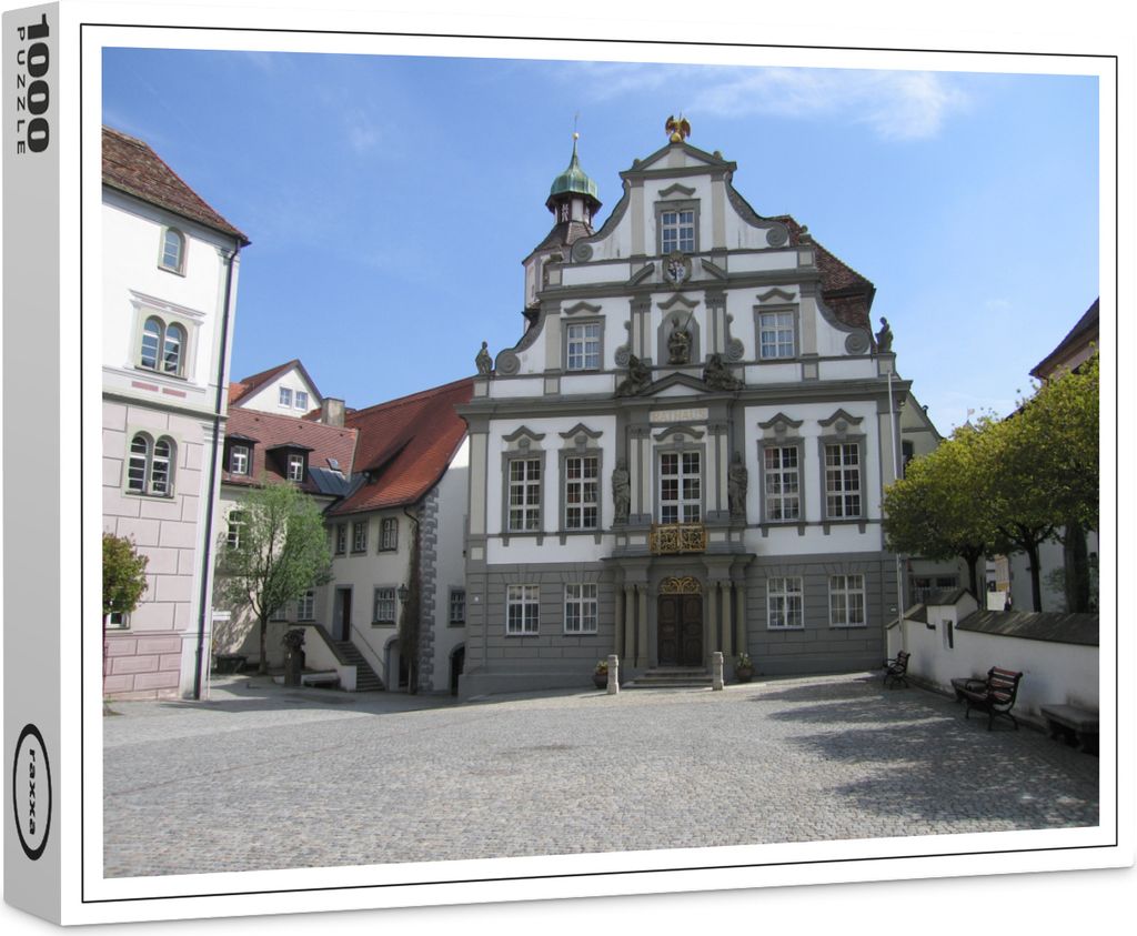 raxxa Premium-Puzzle "Rathaus in Wangen", 1000 Teile