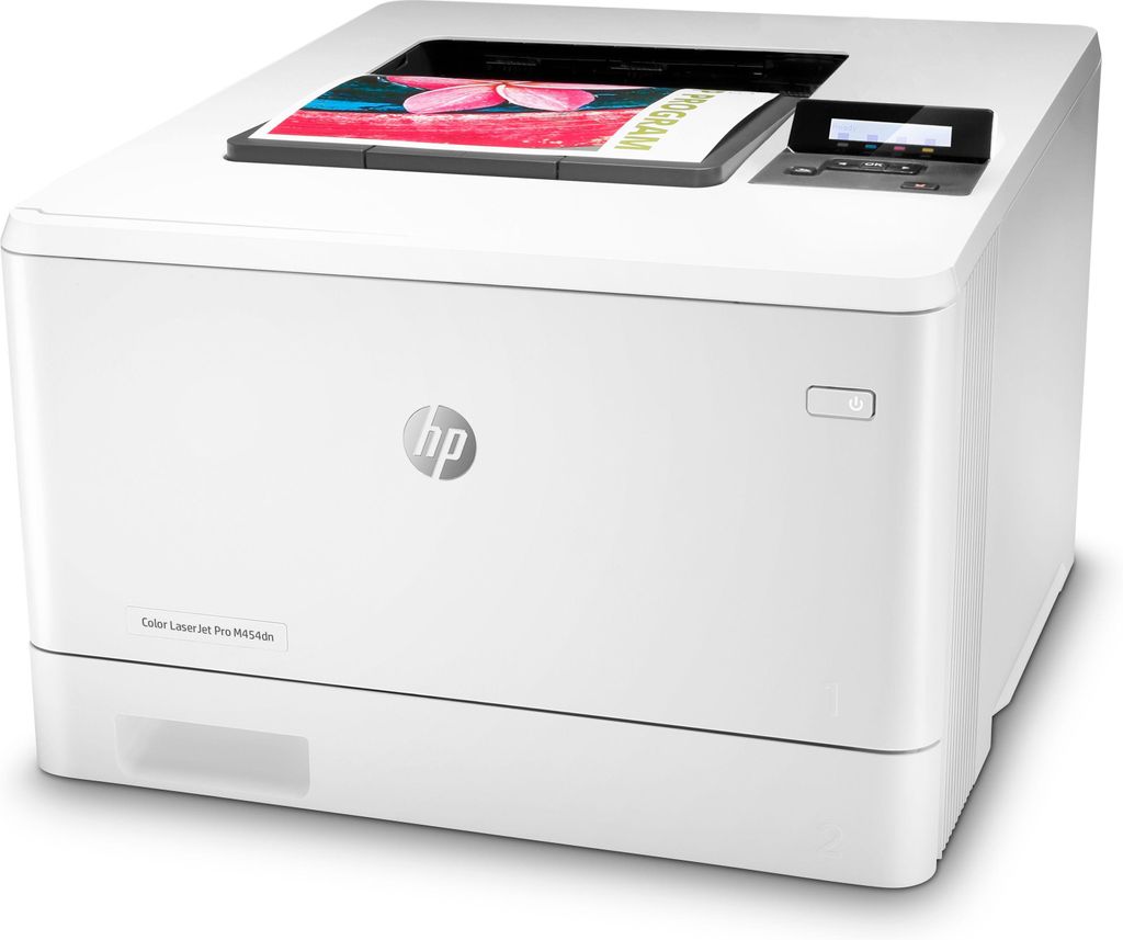 HP Color LaserJet Pro M454dn Farblaserdrucker Produktbild 