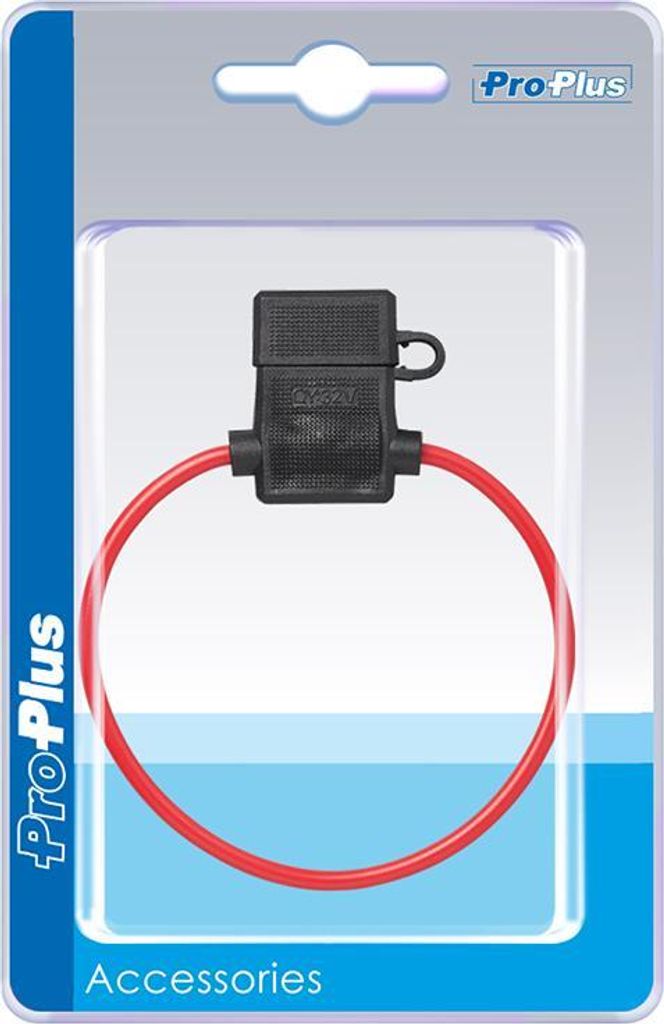 KFZ Sicherungshalter in-line für Standard-Flachsicherung im Blister