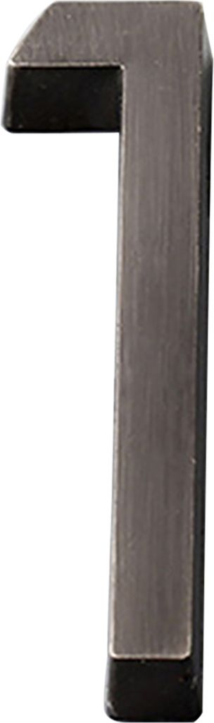 Platte Ziffern plattierte feste ABS -Elektro -Tür -Plaque -Nummer-1