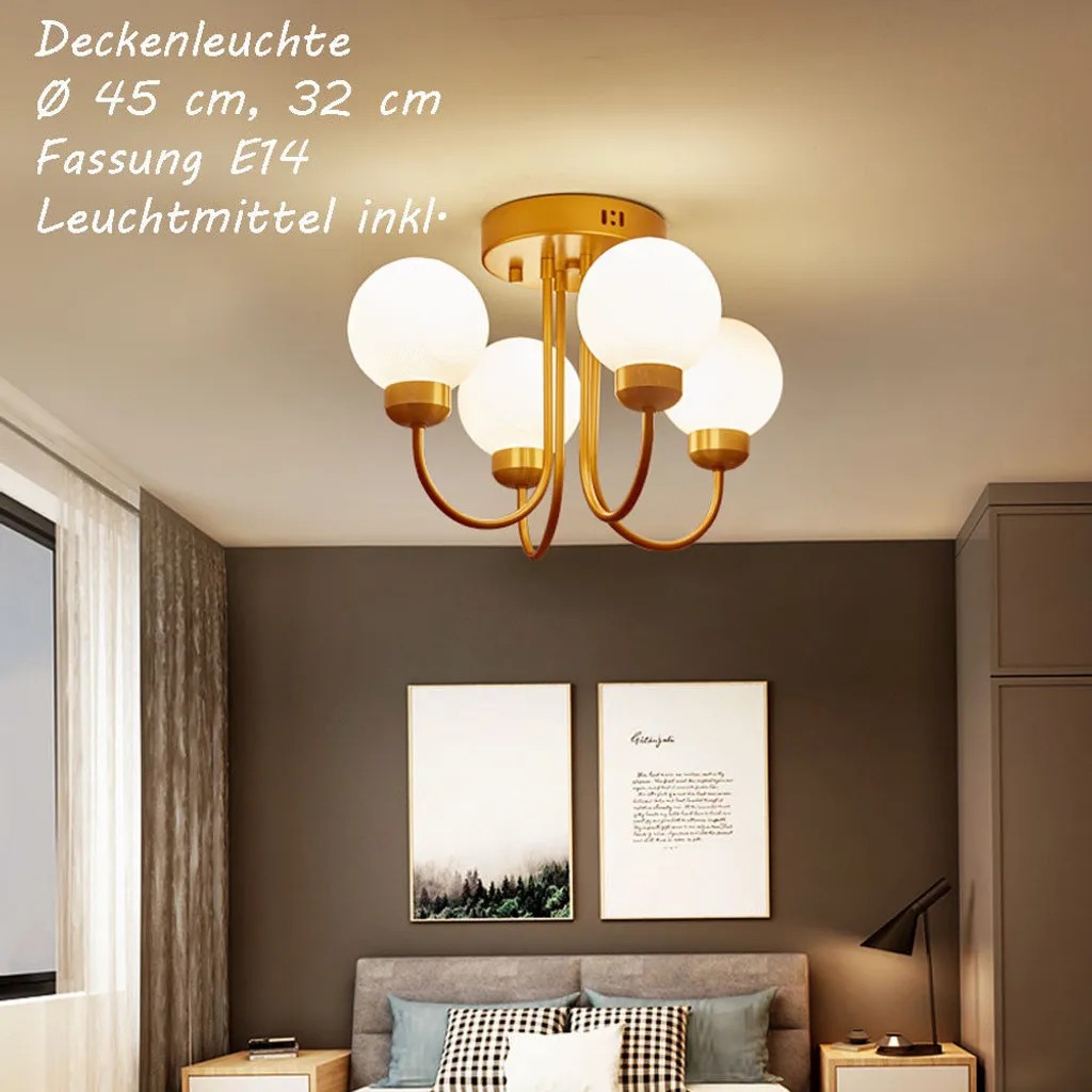 Plafoniera E14 XW818-4 | Illuminazione Soffitto Robusta e Nuova