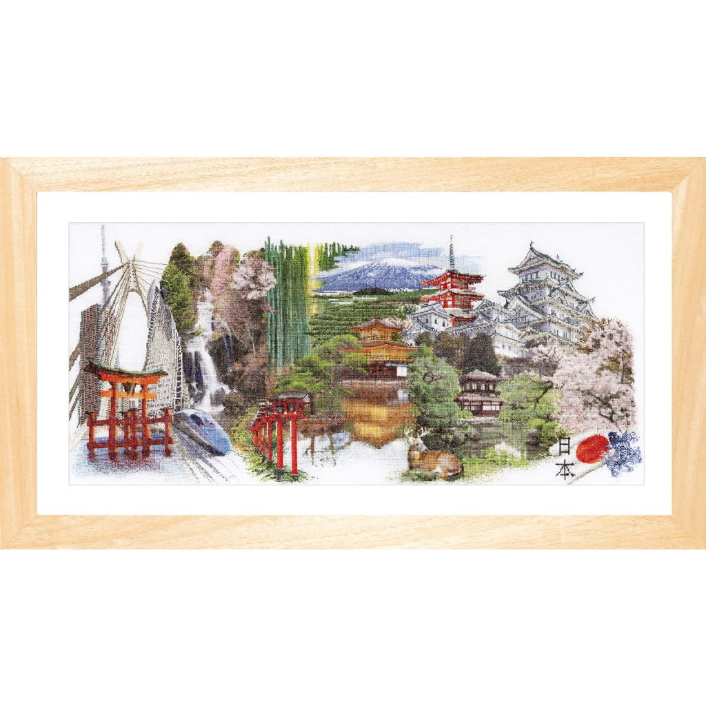 Thea Gouverneur Kit de broderie au point de croix "Japan Image du produit 