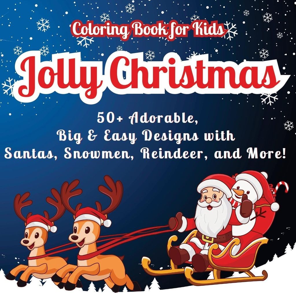 Jolly Christmas Coloring Book for Kids