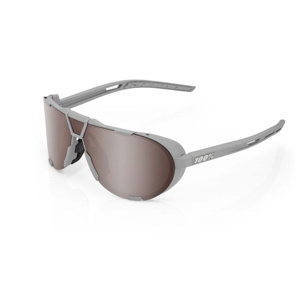 100% SPEEDLAB Fahrradsonnenbrille - WESTCRAFT - Grau/Silber