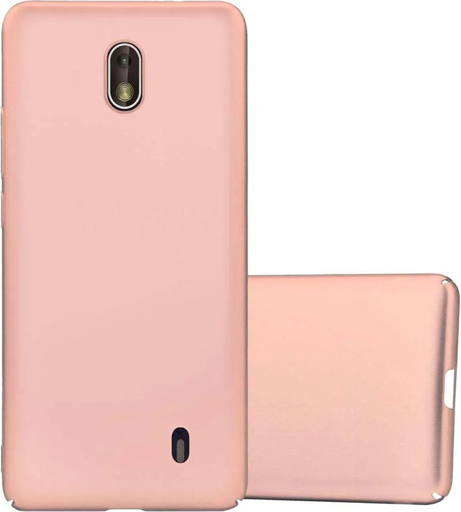 Cadorabo cover per Nokia 1 2018 cover protettiva in rosa custodia rigida custodia cover per telefono cellulare