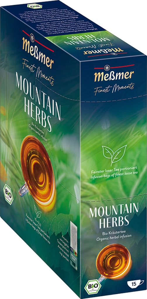 Meßmer 5210853006 Meßmer Mountain HerbsTee 15 Portionen Immagine del prodotto 