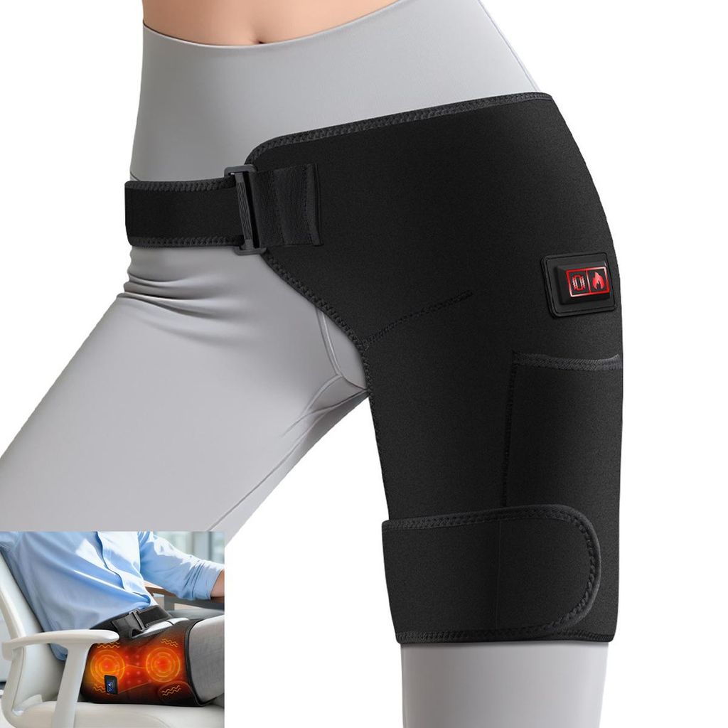 Tragbares Rotlicht-Hüftmassagegerät, Wärme & Vibration Produktbild 
