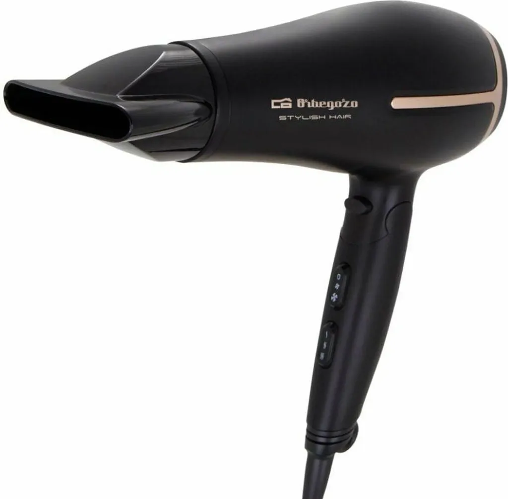 Sèche-cheveux Orbegozo SE-2074 Noir 2000W : Séchage Rapide et Facile
