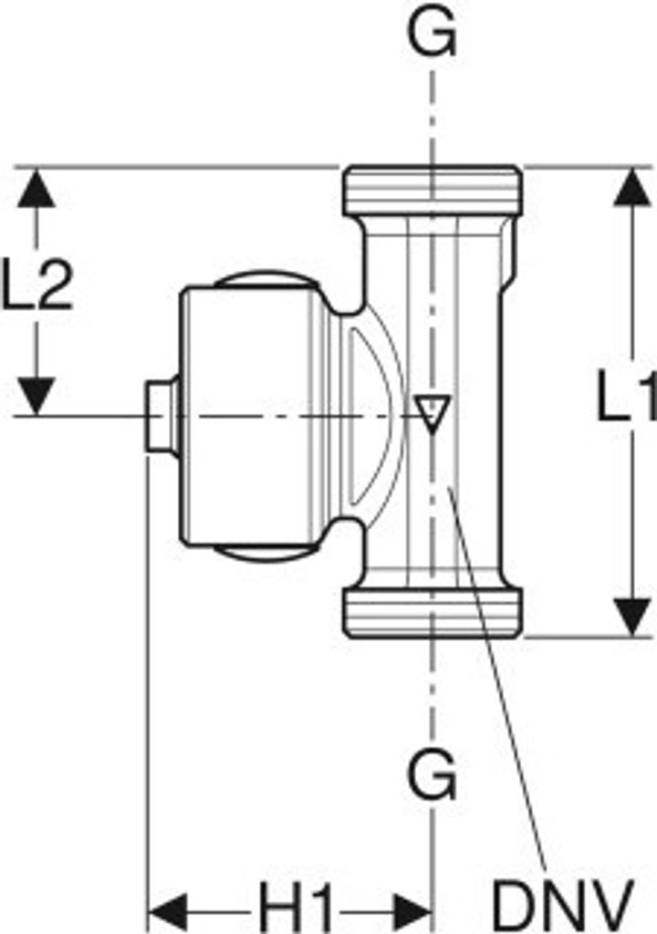 Geberit 616218002 Temperatur- und Volumenstromsensor Produktbild 