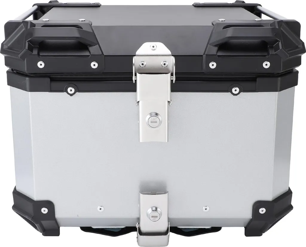 Top case aluminium 45L étanche avec fermeture rapide et dossier moto - 4