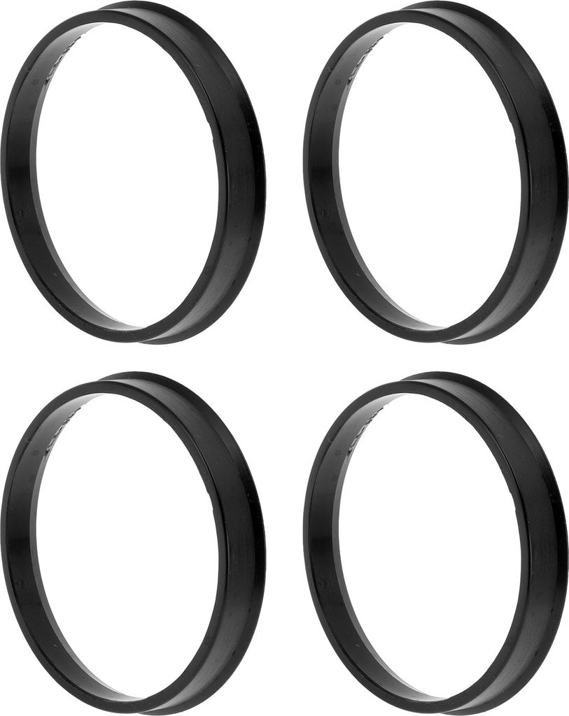 70.6mm bis 66.6mm Auto Rad Nabe Zentrier Ringe Schwarz Polycarbonat Räder Zentral Welle Stoßdämpfende Nabenringe 4Stk