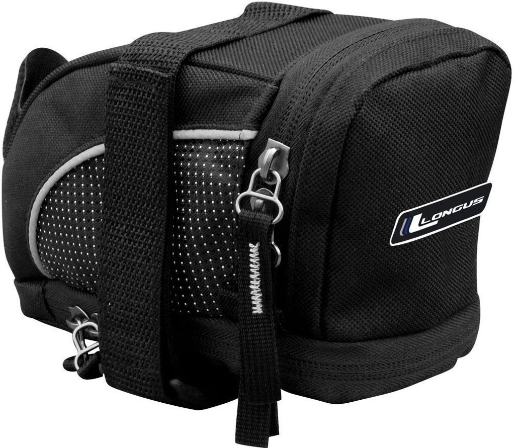 Longus Compakt Satteltasche Black
