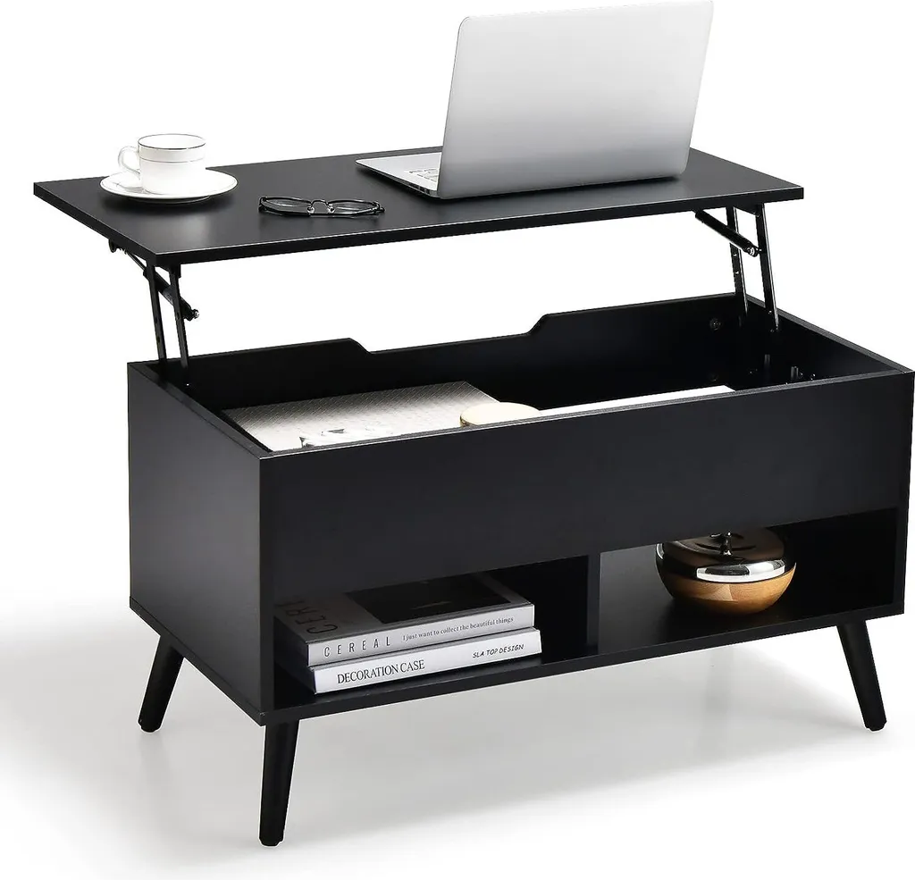 Table basse bureau pour travailler et dîner dans son canapé de salon