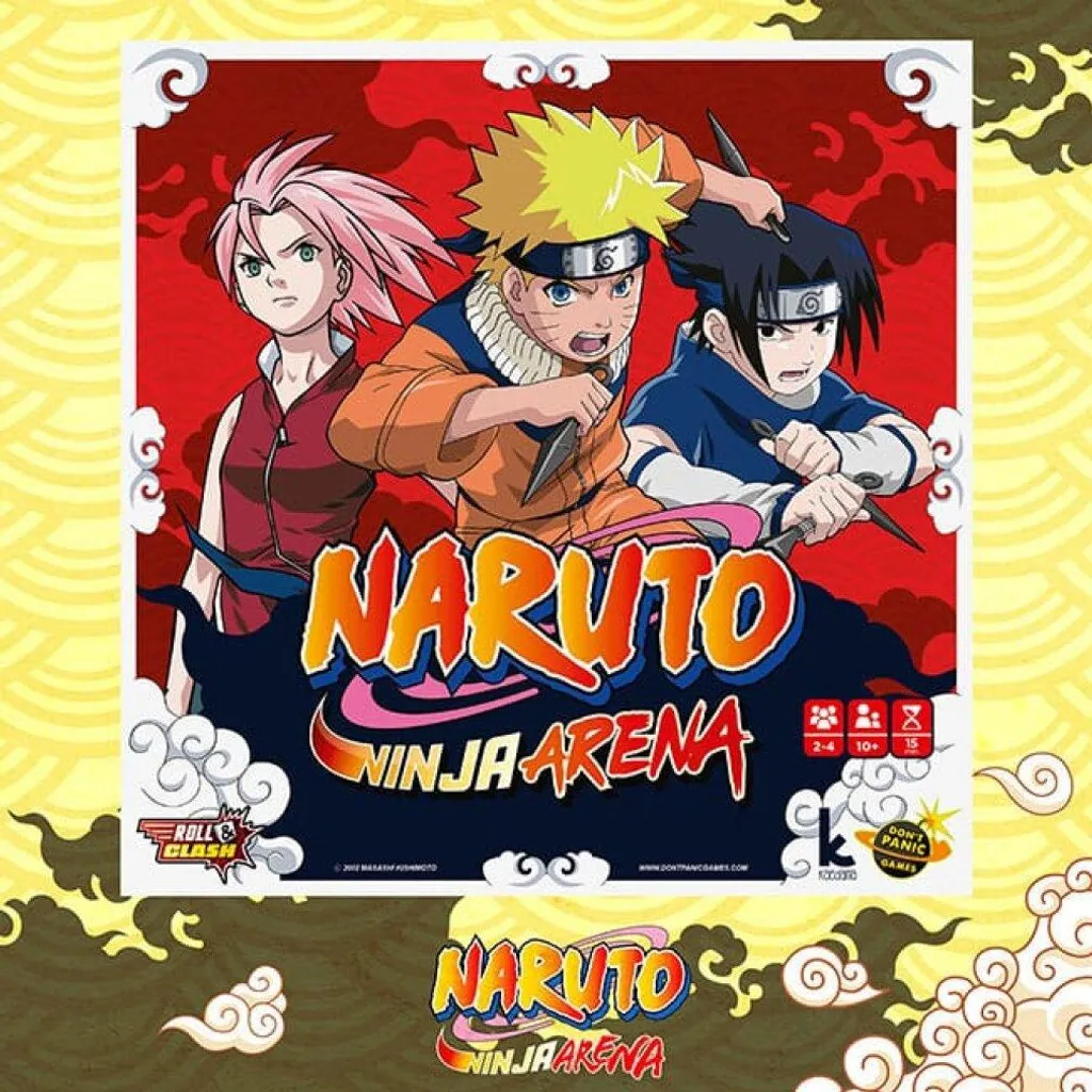 Naruto Ninja Arena Edition Légère Jeu de Plateau pour 2 à 4 Joueurs