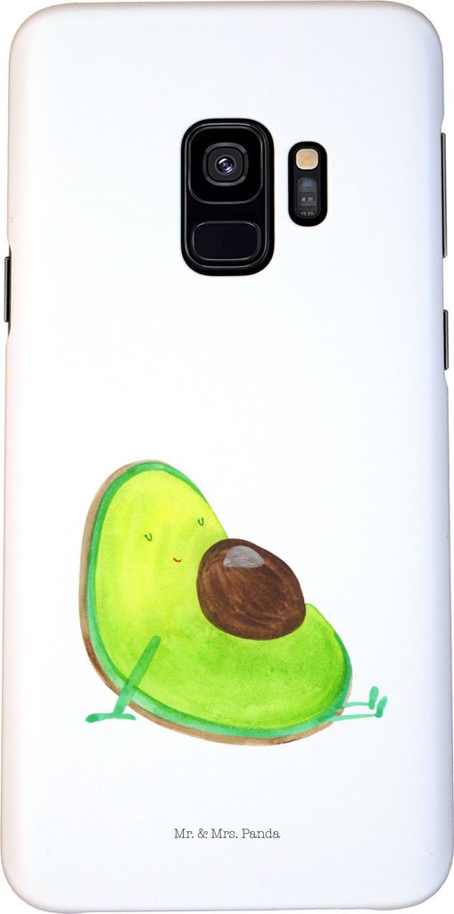 Mr. & Mrs. Panda Samsung Galaxy S9 Handyhülle Avocado Schwangerschaft - Weiß - Geschenk, Cover, Handy Schutzhülle, Hülle, Wunder, Baby, Case, S...