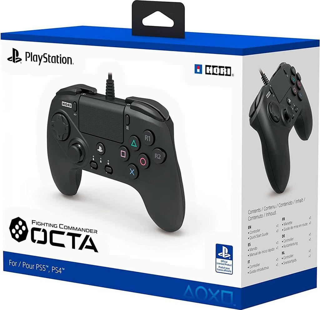 Hori Gamepad, Schwarz, Einheitsgröße, Kabelgebunden, Produktbild 