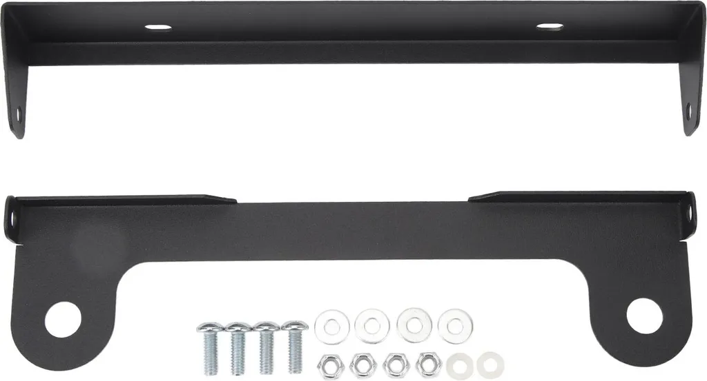Support plaque immatriculation 333 01 : fini les vibrations sur treuil