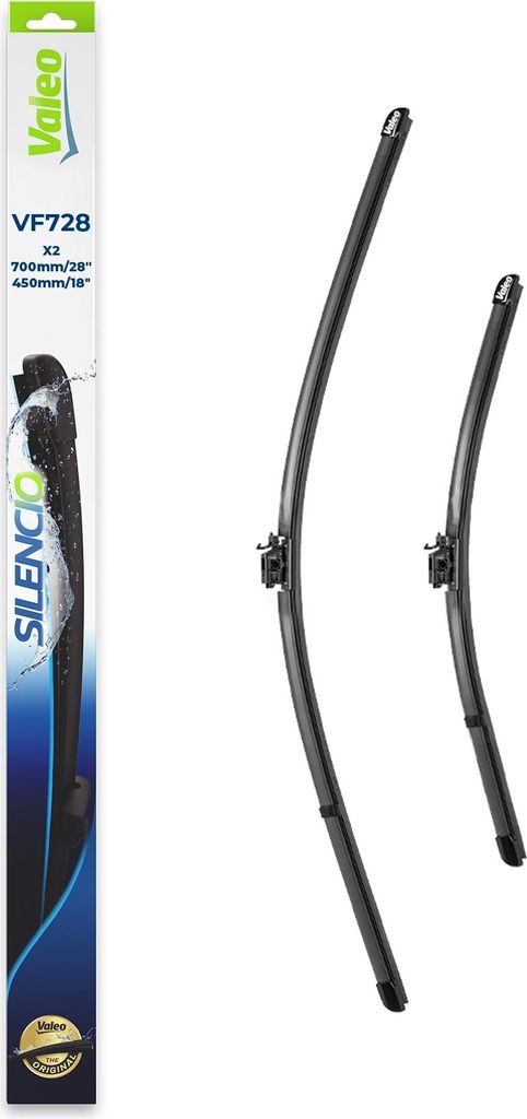 VALEO SILENCIO Scheibenwischer Wischblatt Vorne passend für MERCEDES-BENZ V-Klasse (W447) Rahmenlos