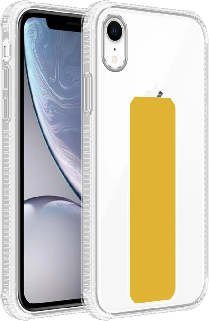 Custodia Cadorabo iPhone XR - Recensione Cover Silicone Gialla Stand