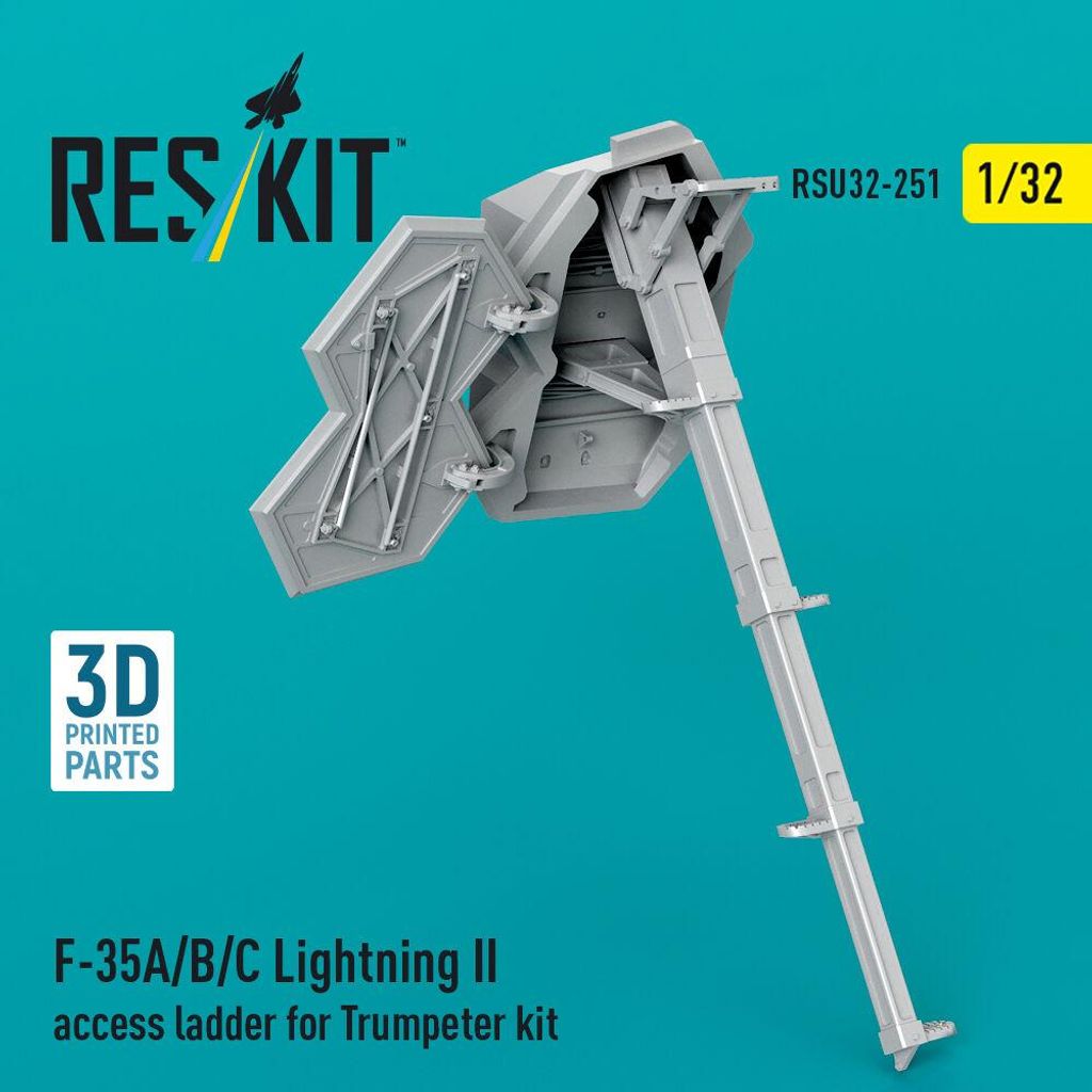 ResKit RSU32-0251 - 1:32 F-35A/B/C Lightning II access ladder for Trumpeter kit (3D Printed)