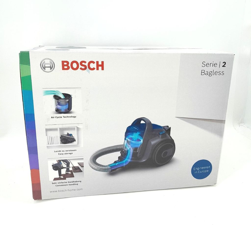 Aspirapolvere senza Sacco Bosch BGC05AAA1 700W Filtro HEPA 1.5L Grigio