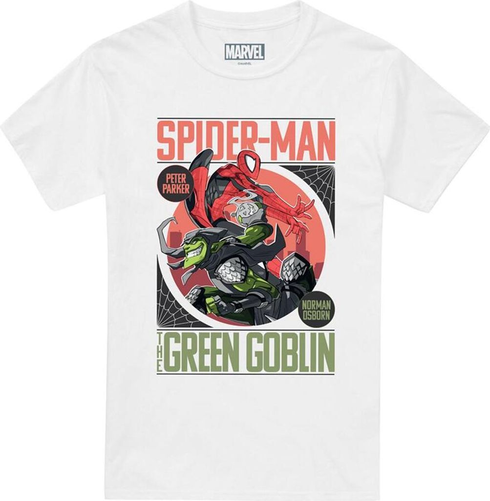 Spider-Man - "Vs" T-Shirt für Herren TV14932 (3XL) (Weiß)